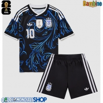 Maglie da calcio Argentina Lionel Messi #10 Seconda Maglia Bambino Mondiali 2026  Manica Corta (+ Pantaloni corti)